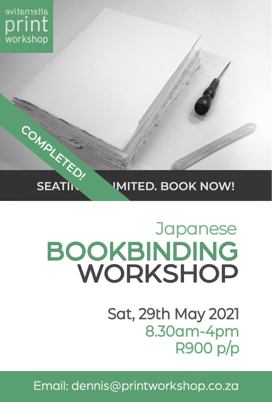 Introduction to Bookbinding with Alan Jeffrey